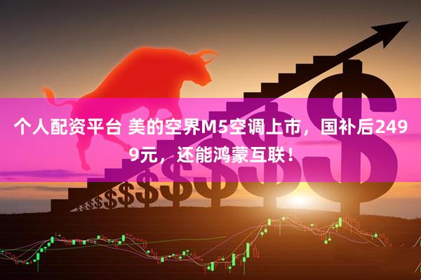 个人配资平台 美的空界M5空调上市，国补后2499元，还能鸿蒙互联！